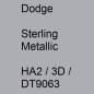 Preview: Dodge, Sterling Metallic, HA2 / 3D / DT9063.